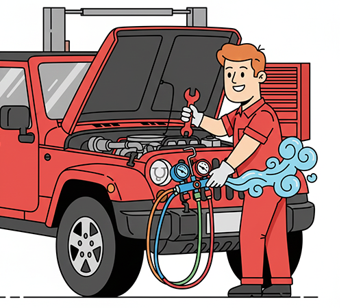 Jeep AC repair in Dubai